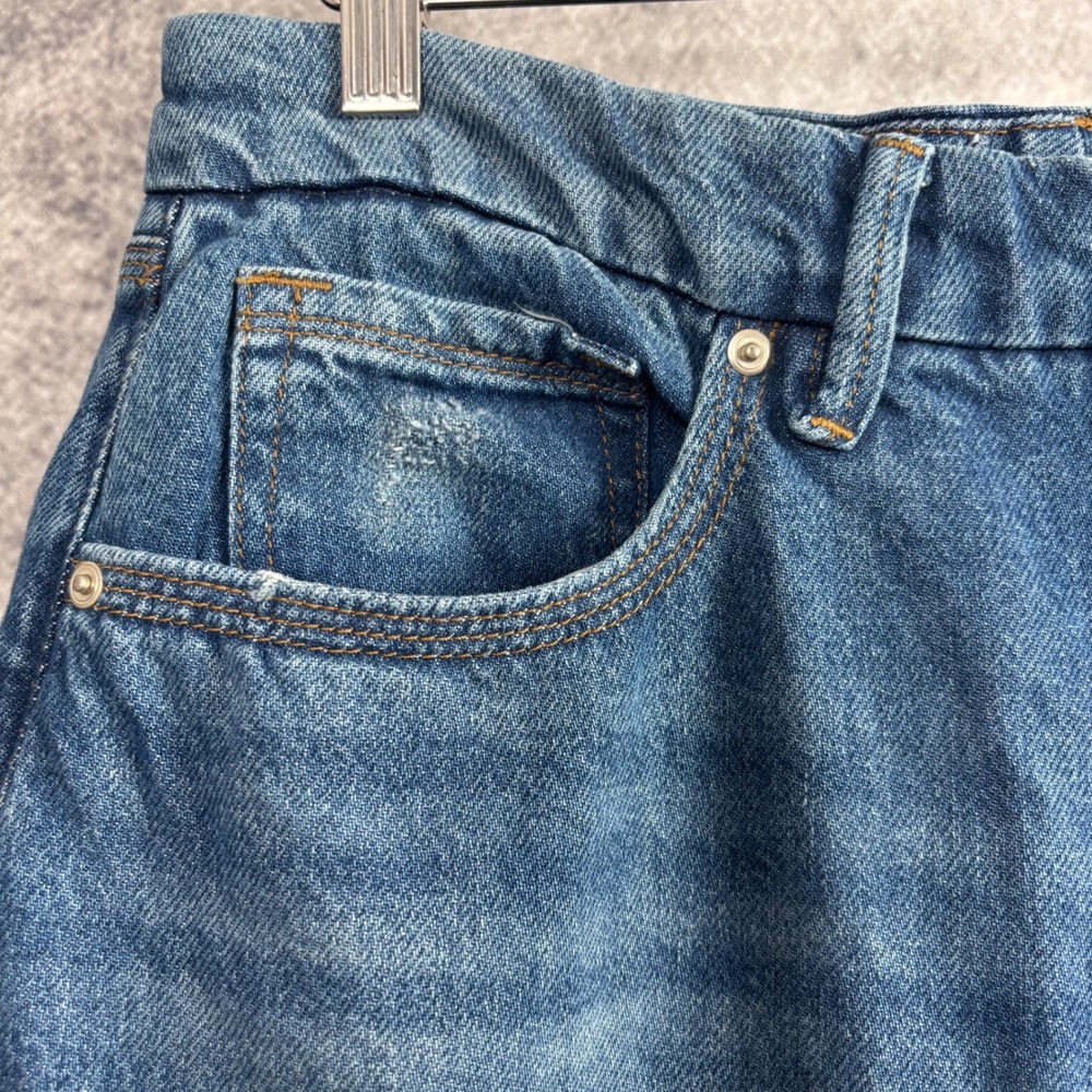 Good American Good 90's Mid Rise Baggy Jeans Blue Wash Size 8/29‎ - Picture 5 of 7
